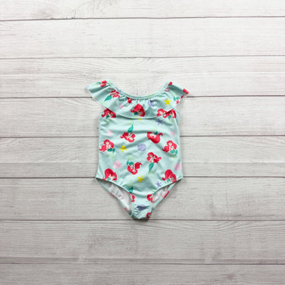 Disney Baby Ariel Little Mermaid Swimsuit Ruffle One Piece 18-24 Months