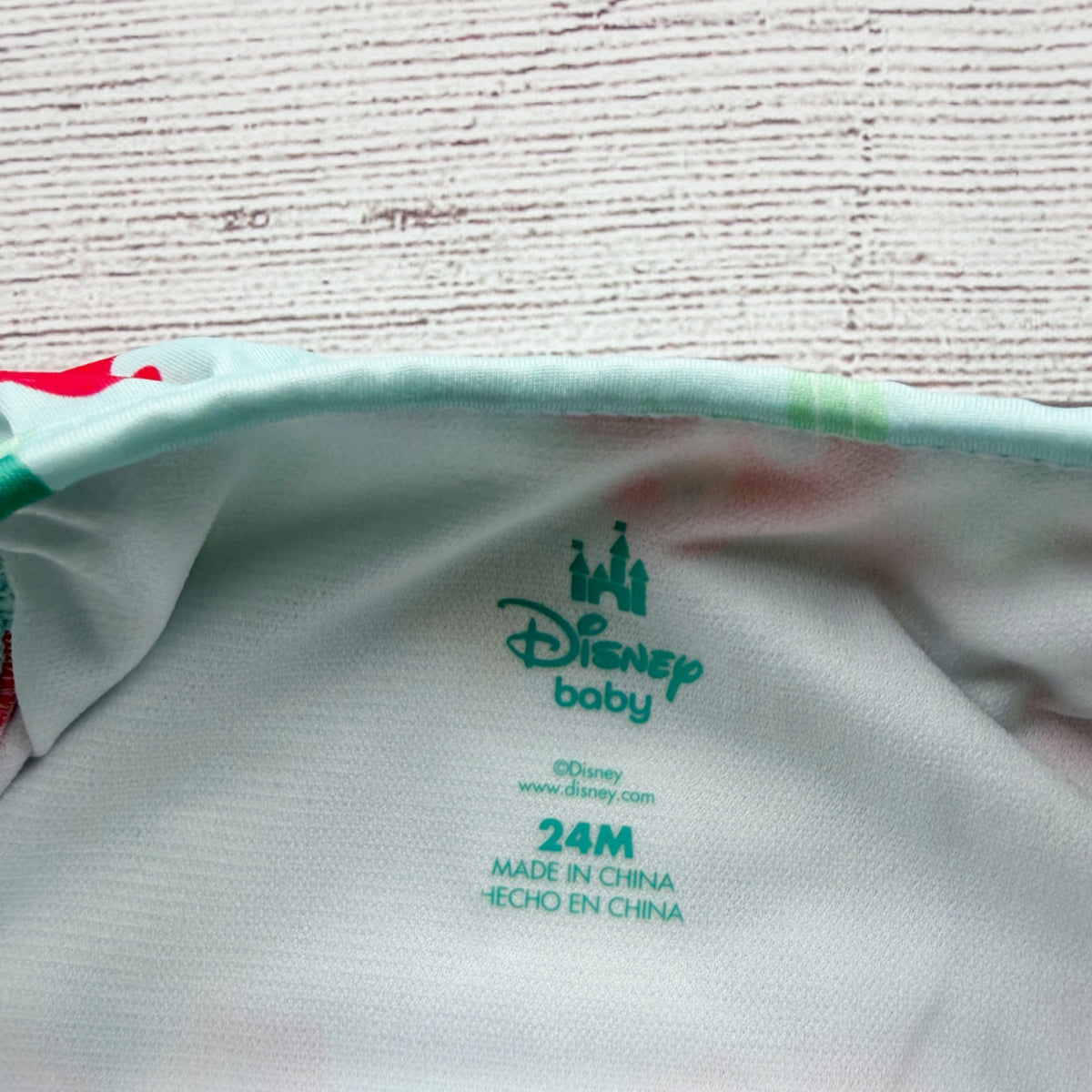 Disney Baby Ariel Little Mermaid Swimsuit Ruffle One Piece 18-24 Months