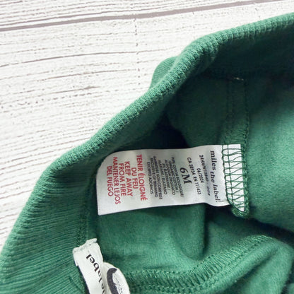 Miles The Label Infant Santa Jogger Pants Green Festive Christmas NWT 3-6 Months
