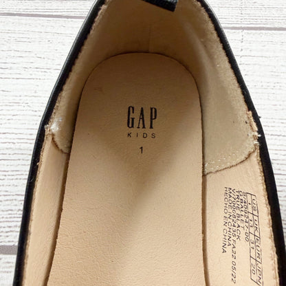 Gap Kids Girl Ballet Flats Black Silver Star Print Slip On Dress Shoes 1 Kid