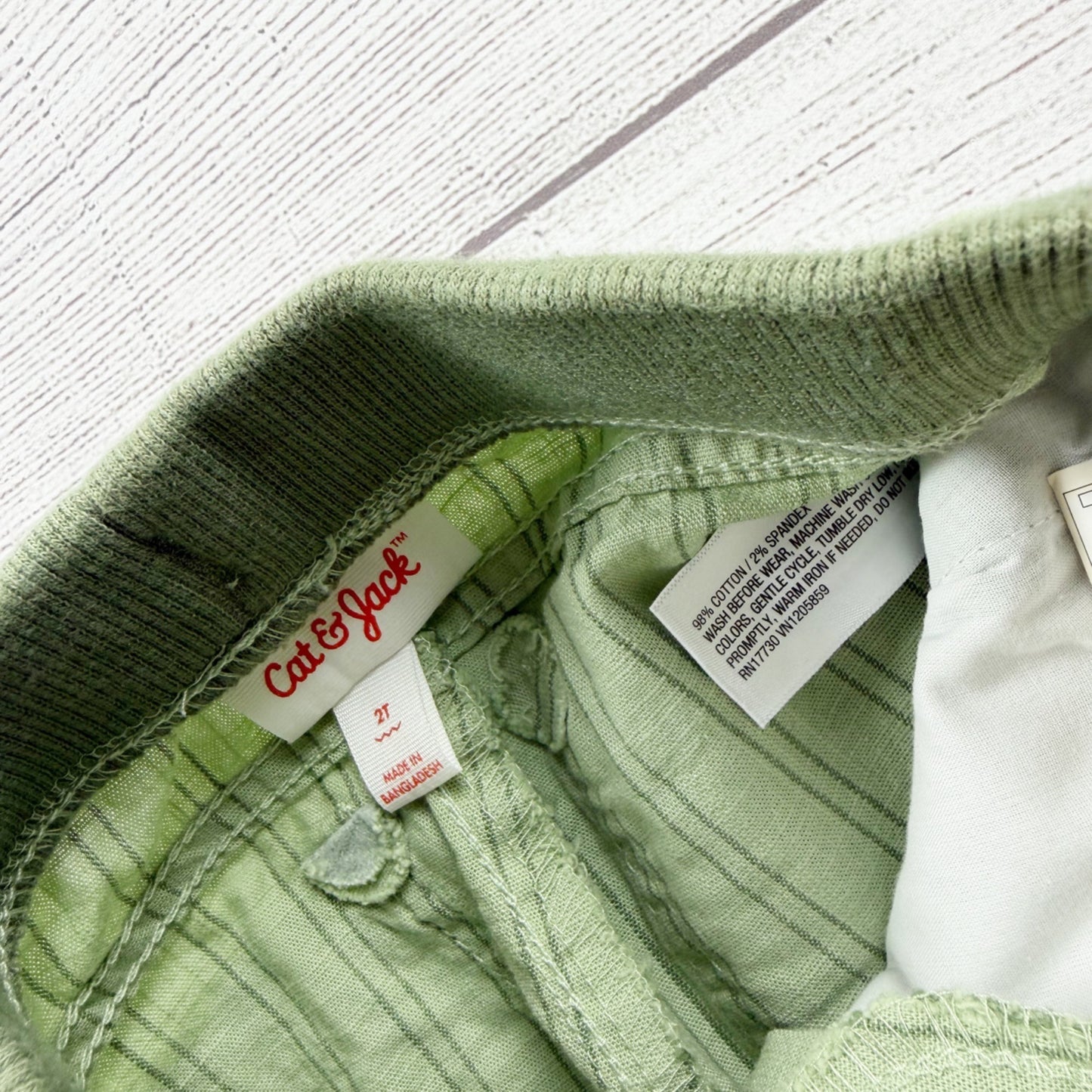 Cat & Jack Toddler Shorts Stripe Pull-On Drawstring Shorts NWT 2T