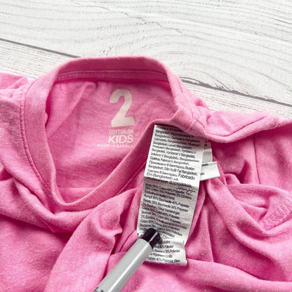 Cotton On Kids Seek Magic Pink Graphic Crewneck T-Shirt Short Sleeve 2T