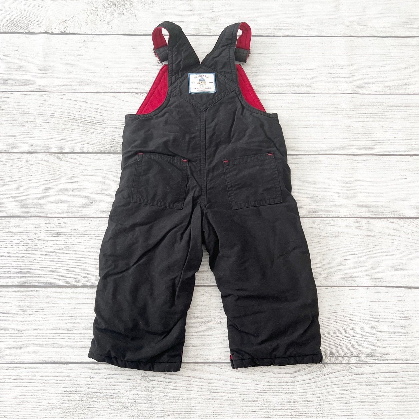 6-12M | Lined Overalls