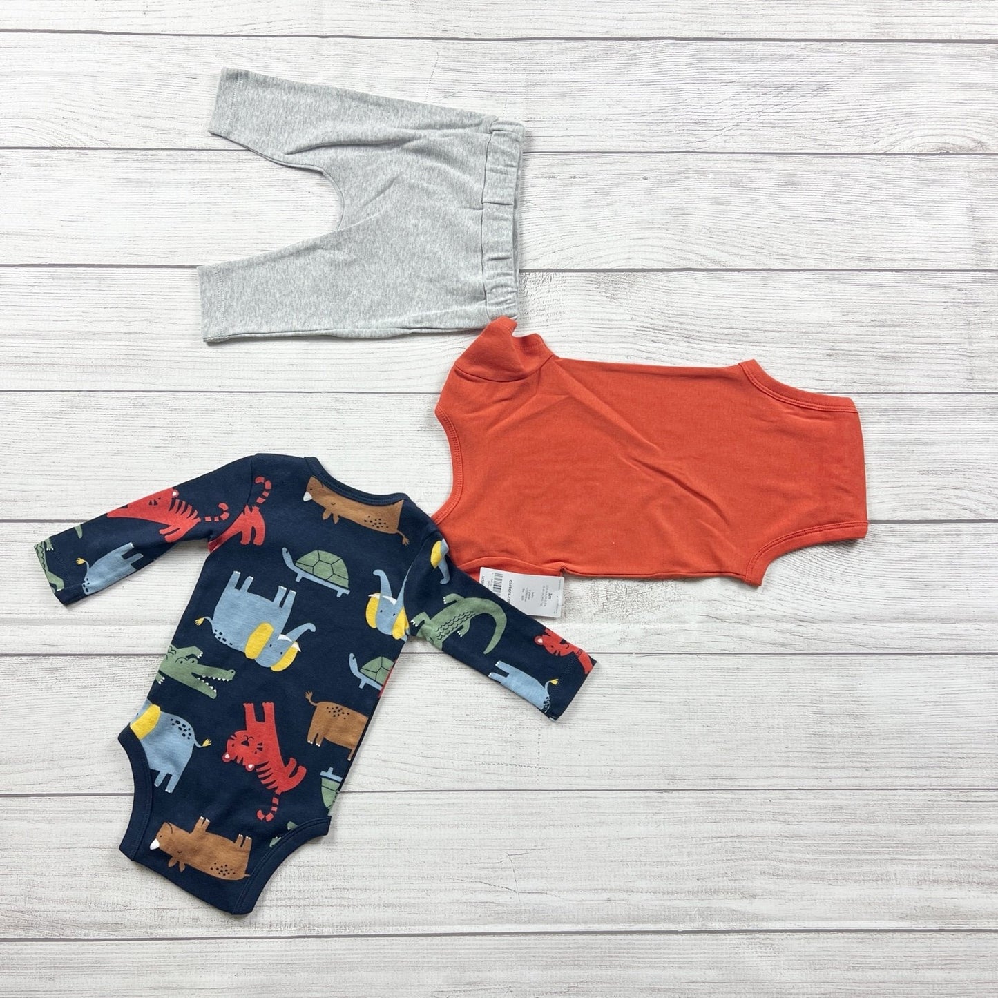 Carter’s Baby Outfit Set “Wild Little One” Animal 3-Piece Set NWT 0-3 Months