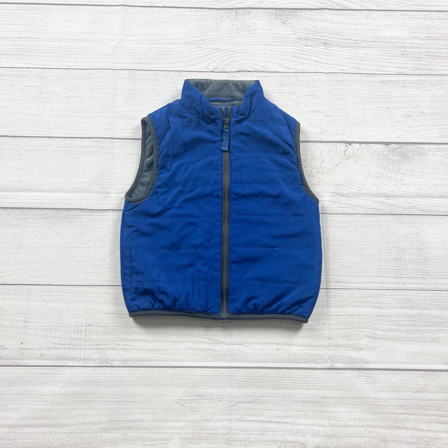 OshKosh B’gosh Toddler Vest Puffer Fleece Lined Zip Up Outerwear 18-24 Months
