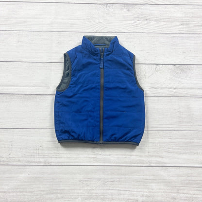 OshKosh B’gosh Toddler Vest Puffer Fleece Lined Zip Up Outerwear 18-24 Months