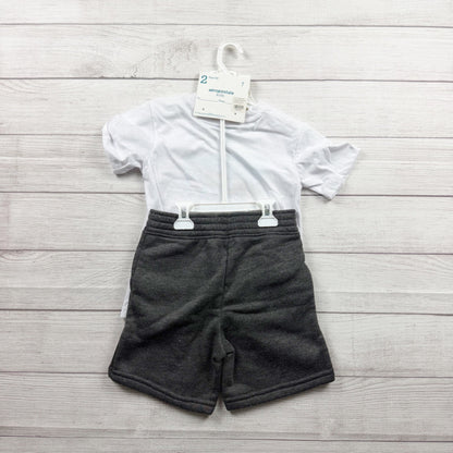 Aeropostale Kids Boys 2-Piece Outfit Set Cape Cod Graphic Tee + Shorts NWT 7