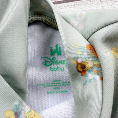 Disney Baby Long Sleeve UPF 50+ Green Winnie The Pooh Swimsuit NWT 3-6 Months