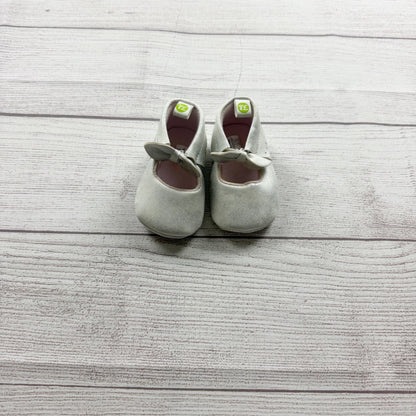 First Steps Baby Mary Jane Scalloped Bow Shoes Baby Girls 3-6 Months 2