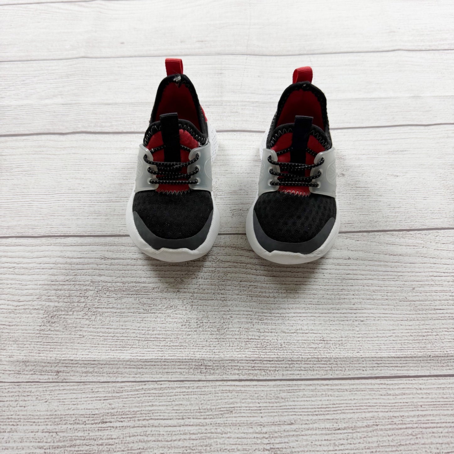Cat & Jack Toddler Lightweight Athletic Shoes Black Red Slip On 5