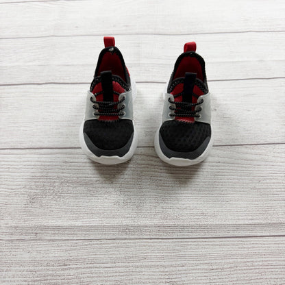 Cat & Jack Toddler Lightweight Athletic Shoes Black Red Slip On 5