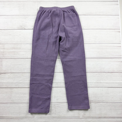 Hanna Andersson Kids Fleece Pants Purple Cozy Lounge Pants 10