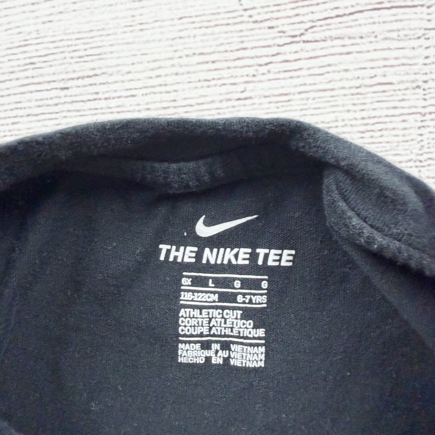 Nike Girls Black Sparkle This Graphic Tee Athletic Cut Sleeveless L 6X