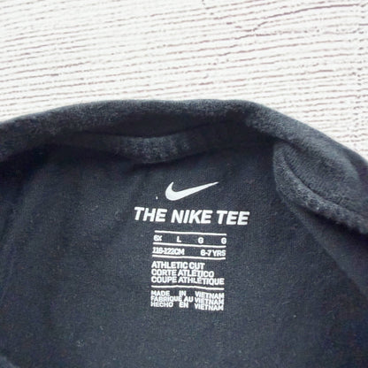 Nike Girls Black Sparkle This Graphic Tee Athletic Cut Sleeveless L 6X
