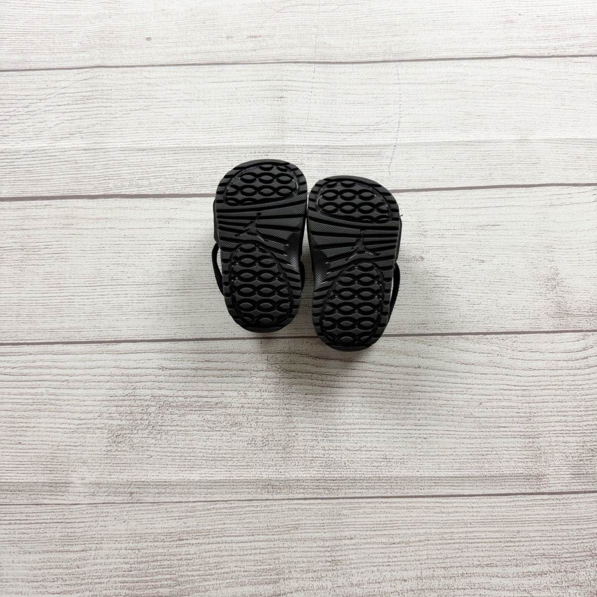 Air Jordan Kids Slide Sandals Black Adjustable Strap Comfortable Infant US 3