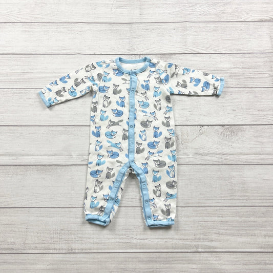 Baby Gap Infant Sleep Play One Piece Fox Print Snap 3-6 Months