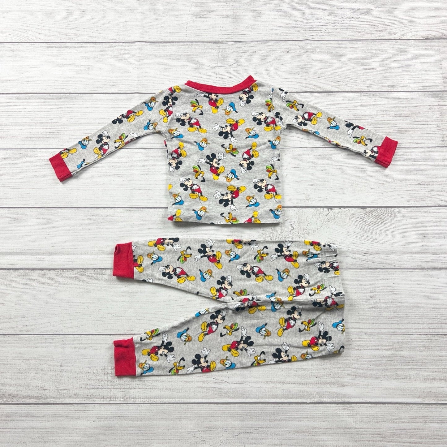 Disney Mickey Mouse Toddler Pajama Set Bundle Play Squad Long Sleeve 2T