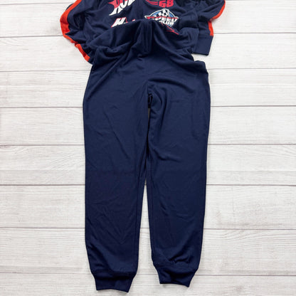 Gap Hot Wheels Kids One Piece Pajamas Racing Hooded Jumper 8