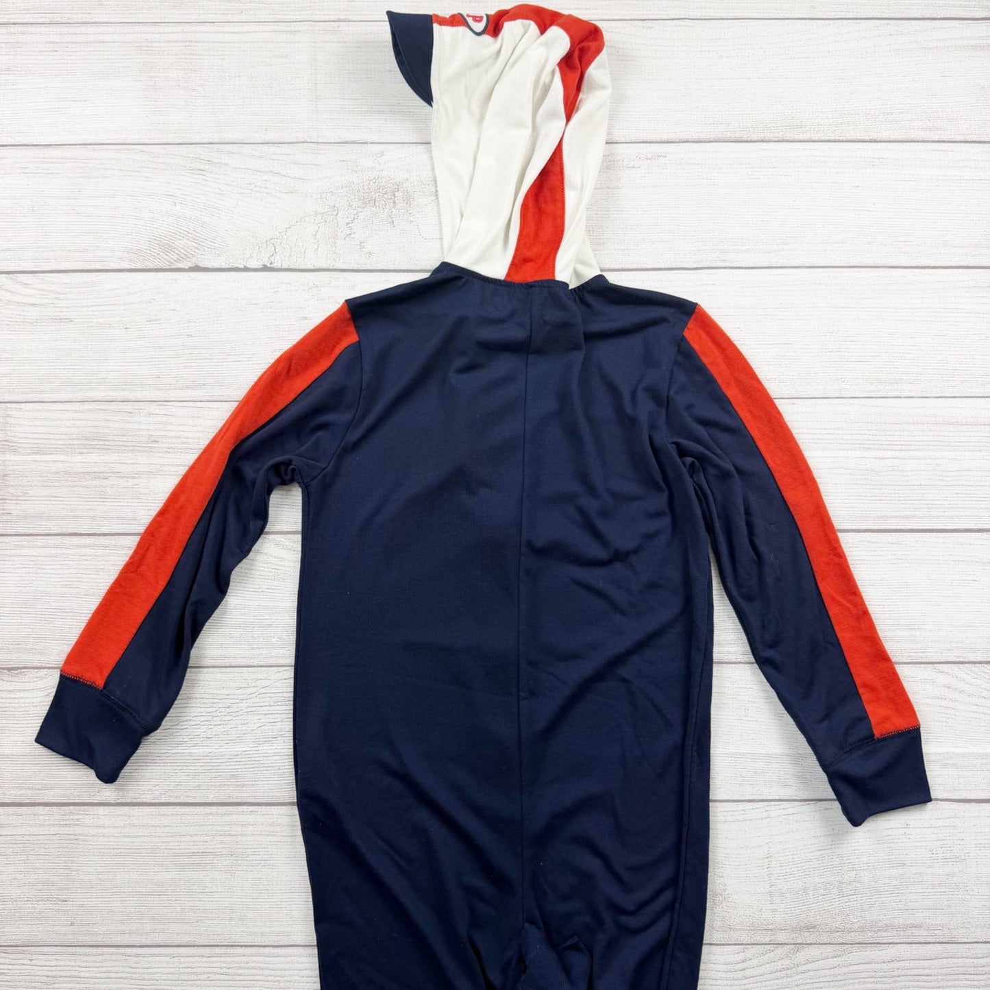 Gap Hot Wheels Kids One Piece Pajamas Racing Hooded Jumper 8