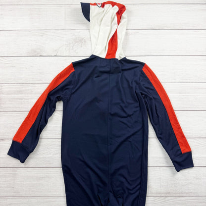 Gap Hot Wheels Kids One Piece Pajamas Racing Hooded Jumper 8