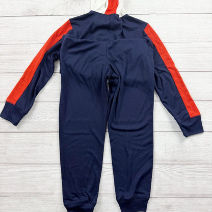 Gap Hot Wheels Kids One Piece Pajamas Racing Hooded Jumper 8