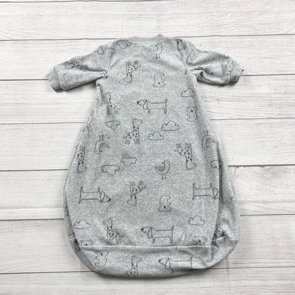 Carter’s Baby Sleep Sack Fleece Giraffe Print Zip Small 0-3 Months