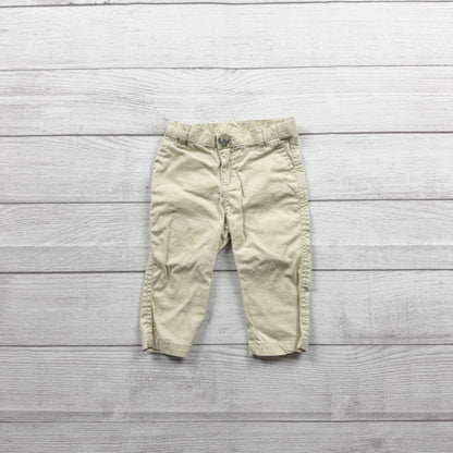Rugged Butts Baby Boy Khaki Pants Stretch Chino Casual Dress Pants 6-12 Months