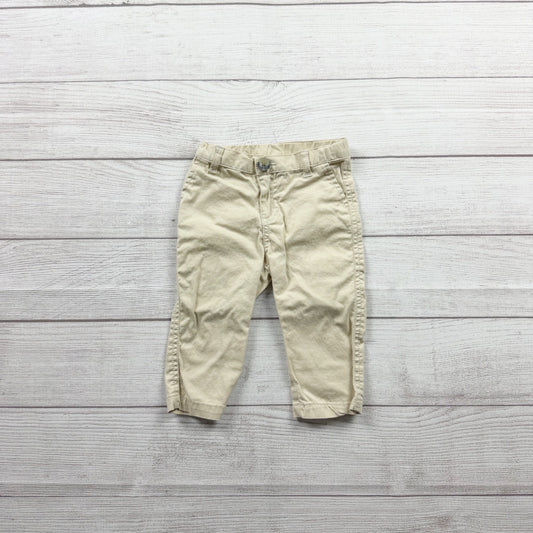Rugged Butts Baby Boy Khaki Pants Stretch Chino Casual Dress Pants 6-12 Months