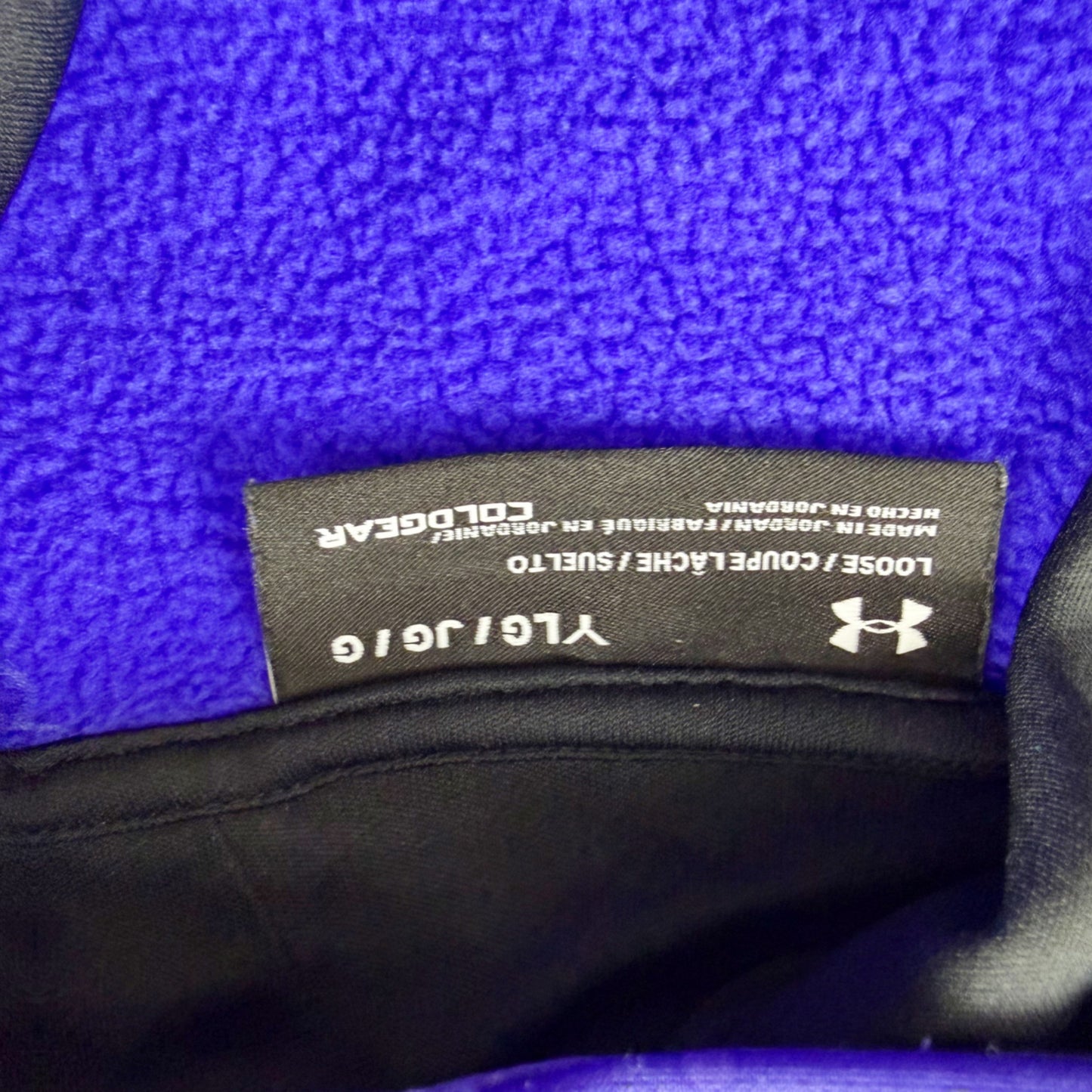 Under Armour Youth Hoodie Splatter Print Pullover Kangaroo Pocket Logo YLG