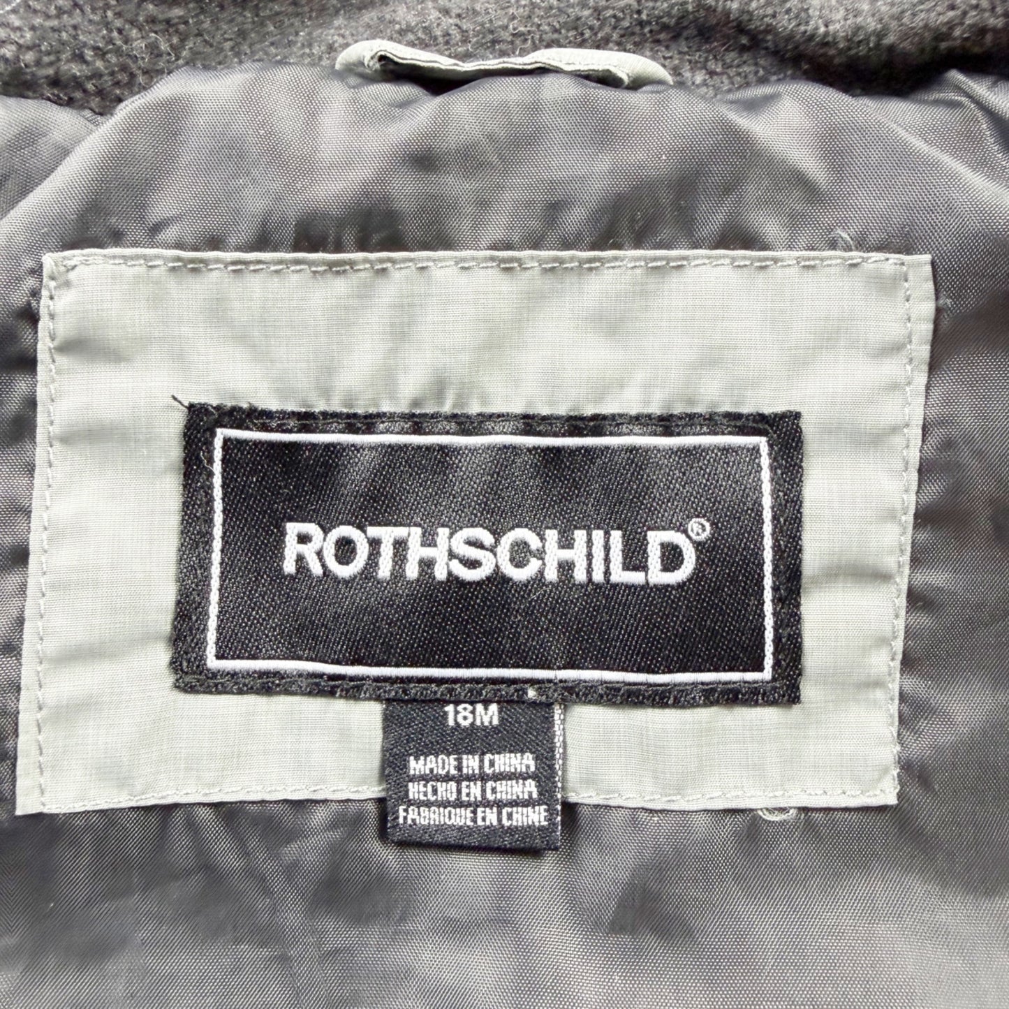 Rothschild Toddler Boys Hooded Puffer Jacket Winter Coat 12-18 Months