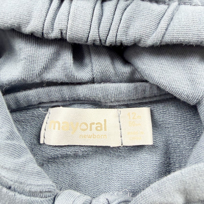 Mayoral Baby Zip Up Hoodie Hooded Sweatshirt Jacket with Pockets 9-12 Months