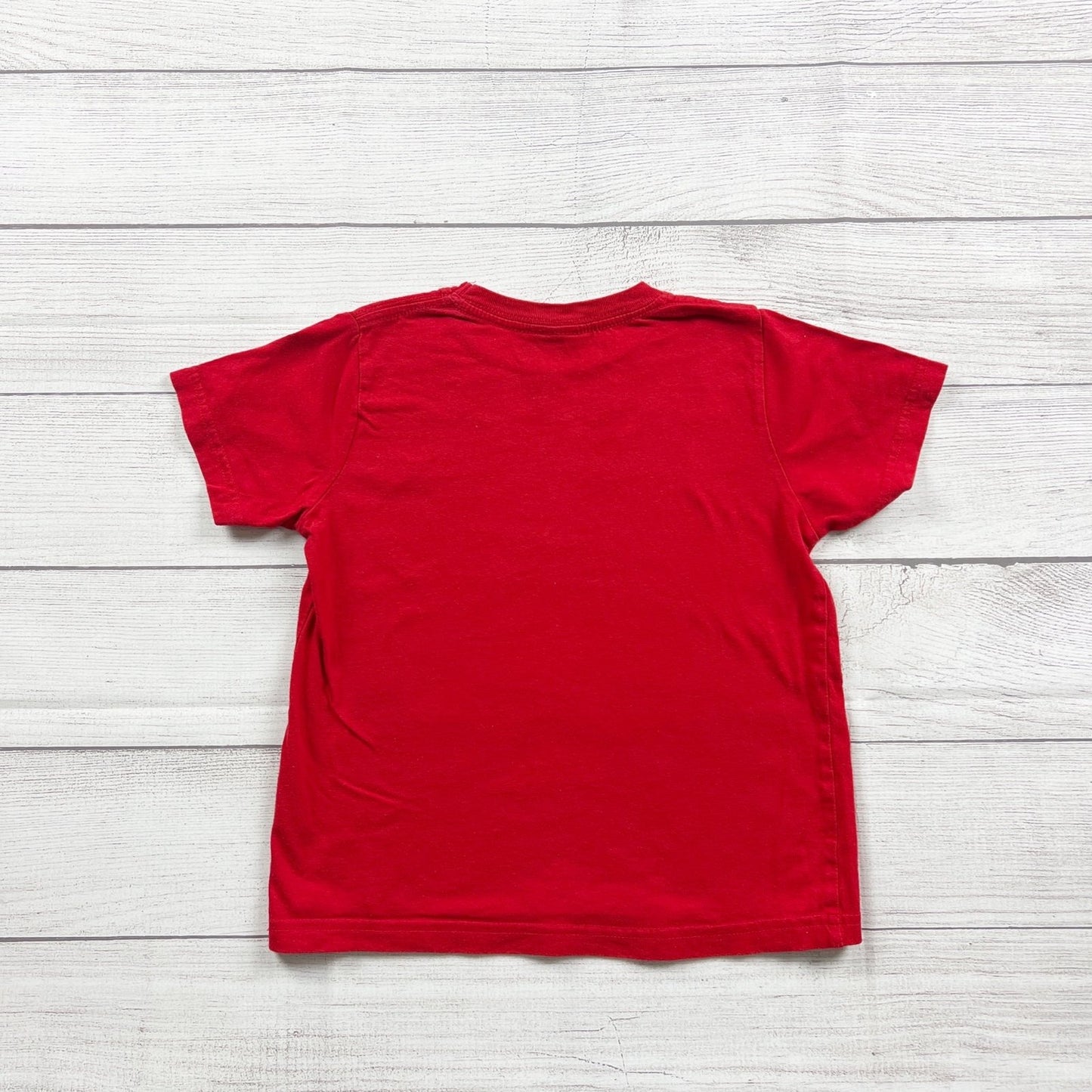 Rabbit Skins Kids Red Pre-K Graphic T-Shirt Short Sleeve School 5-6
