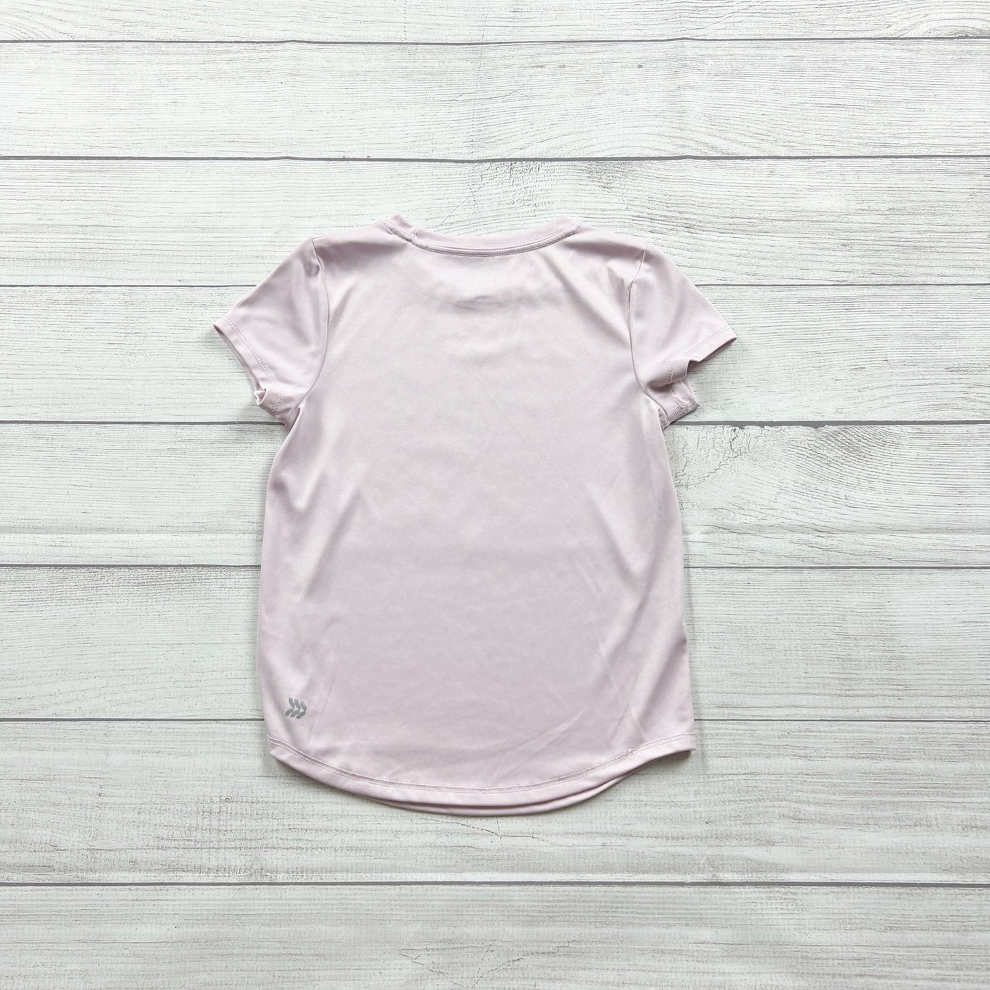 All In Motion Team Is Family Short Sleeve Pink Shirt S 6-6X