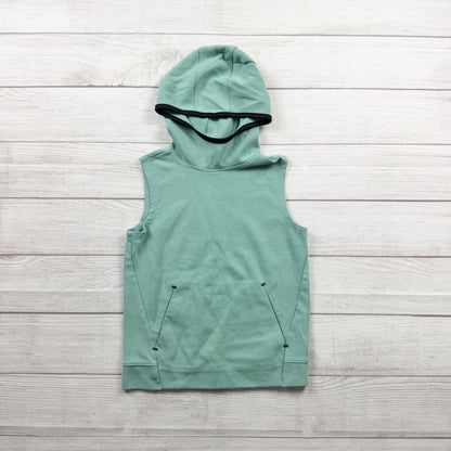 Old Navy Active Boys Sleeveless Hoodie Pullover Hooded Tank Top S 6-7