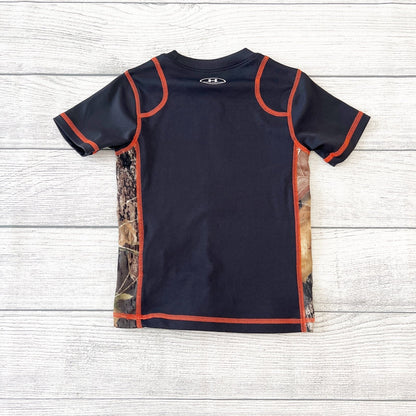Under Armour HeatGear Short Sleeve Shirt Toddler Boys Camo Side Athletic Tee 2T