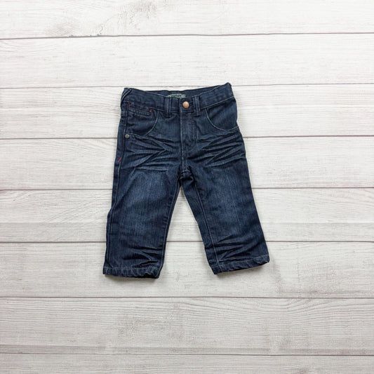 DKNY Toddler Boys Dark Wash Denim Jeans Classic Fit Durable 9-12 Months