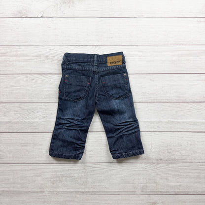 DKNY Toddler Boys Dark Wash Denim Jeans Classic Fit Durable 9-12 Months