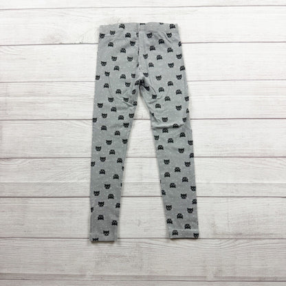 Wonder Nation Girls Gray Cat Print Leggings Casual Comfortable Wear S 6 6X
