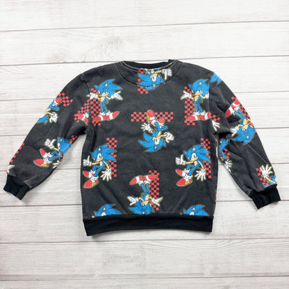 Sonic The Hedgehog Boys All-Over Print Sweatshirt Large L