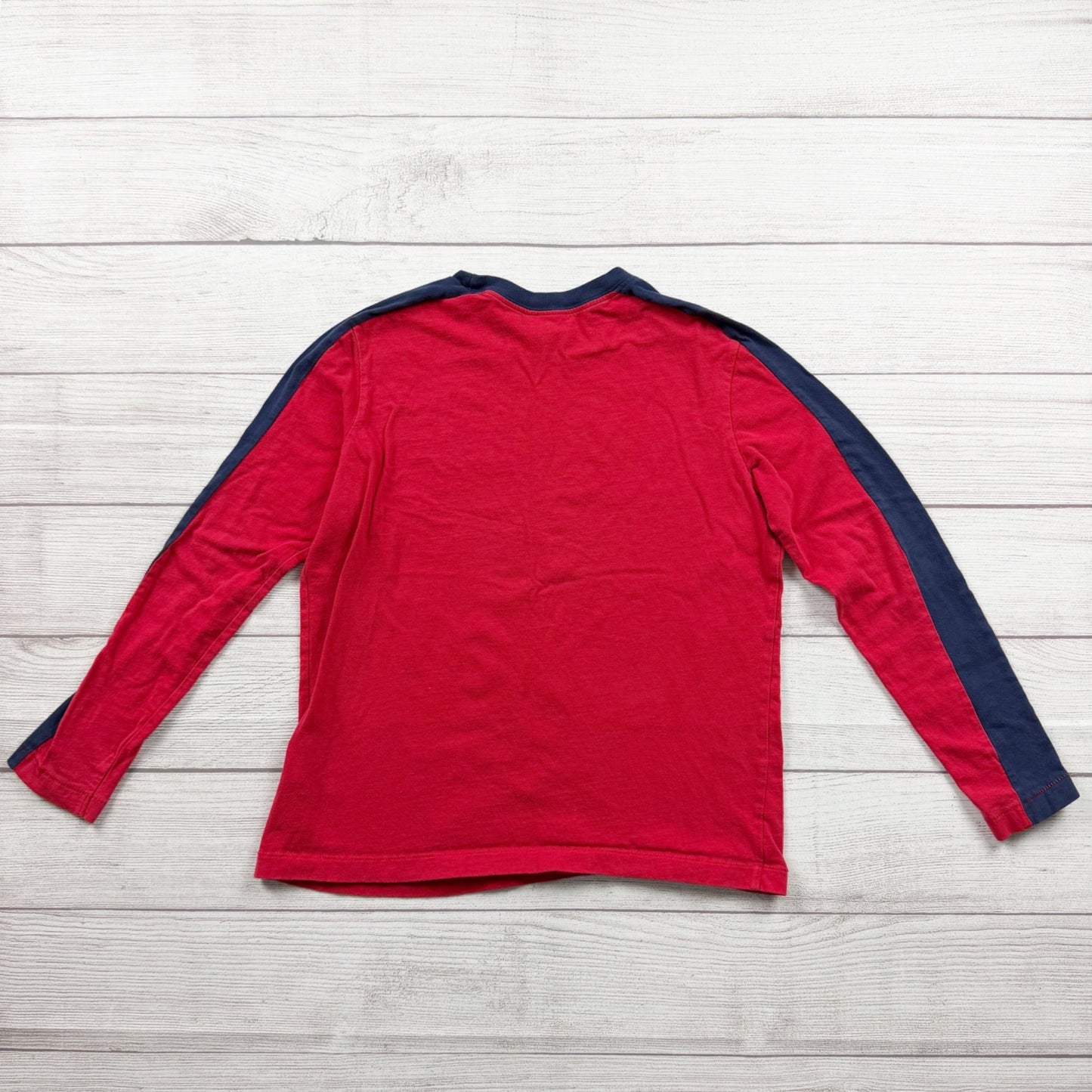 Hanna Andersson Kids Shirt Long Sleeve Graphic Tee Dog Reindeer Holiday 10