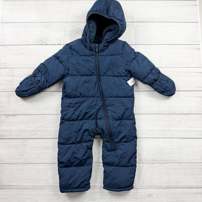 Old Navy Baby Snowsuit Hooded Puffer Bunting Water Resistant NWT 18-24 Months