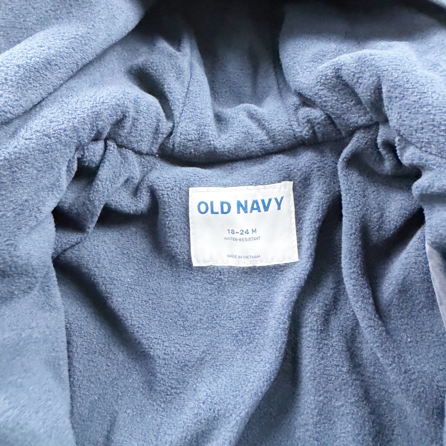 Old Navy Baby Snowsuit Hooded Puffer Bunting Water Resistant NWT 18-24 Months