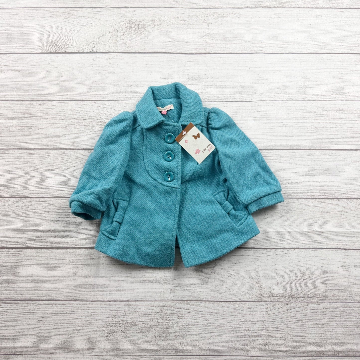 3-6M | Solid Pea Coat