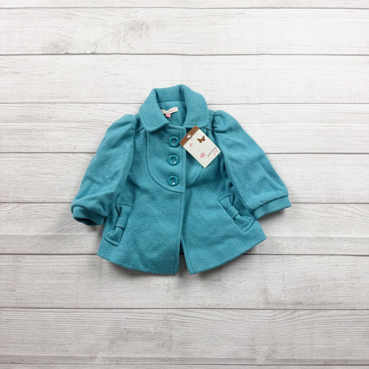 3-6M | Solid Pea Coat