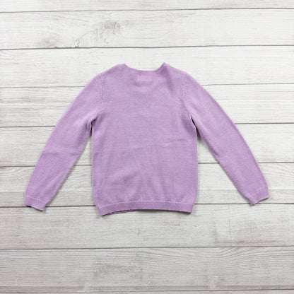 Old Navy Girls Purple Knit Cardigan Sweater Button Front NWT 5T