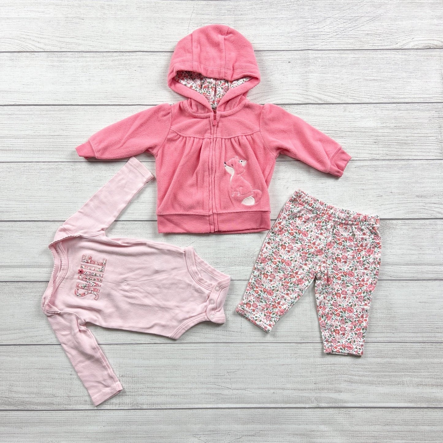 0-3M | Floral Outfit
