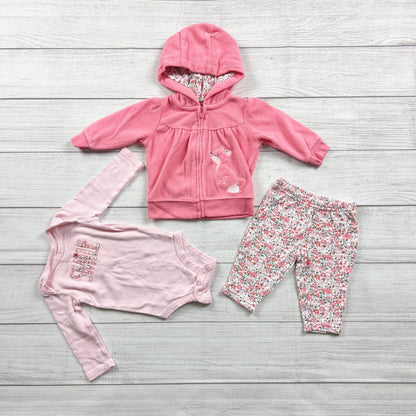 0-3M | Floral Outfit