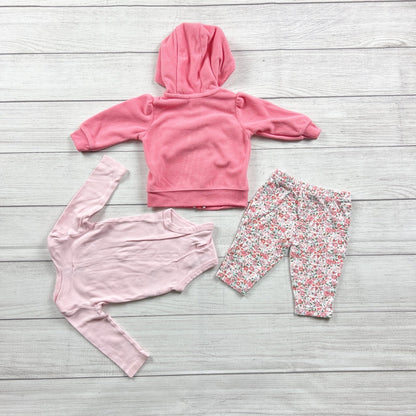 0-3M | Floral Outfit