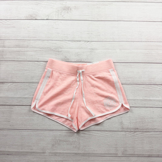 Justice Active Girls Pink Dolphin Hem Shorts Cotton Blend NWT 14-16