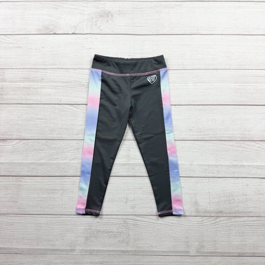 Body Glove Girls Leggings Athletic Pants Pastel Stripe Stretch Activewear 3T